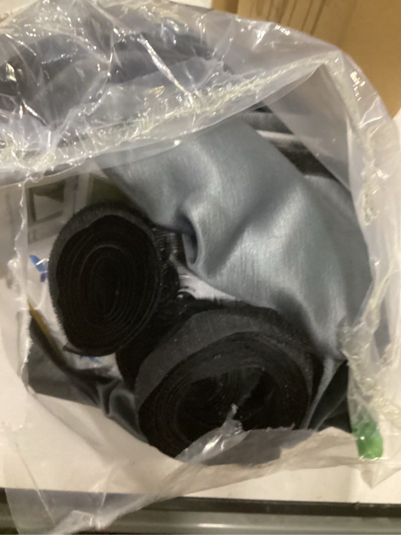 Condition photo showing Good Condition for flux phenom thermal insulated door cover - easy install - temperature protection barrier, keeps warm air in, magnetic door curtain for winter - 40"x82" fabric 40"x82"