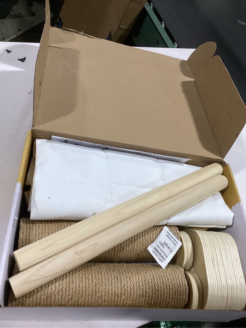 Condition photo showing Good Condition for 7 Ruby Road Cat Wall Shelves Hammock Set - Wall Mounted Cat Furniture with Steps for Large Cats, Indoor Climbing & Lounging