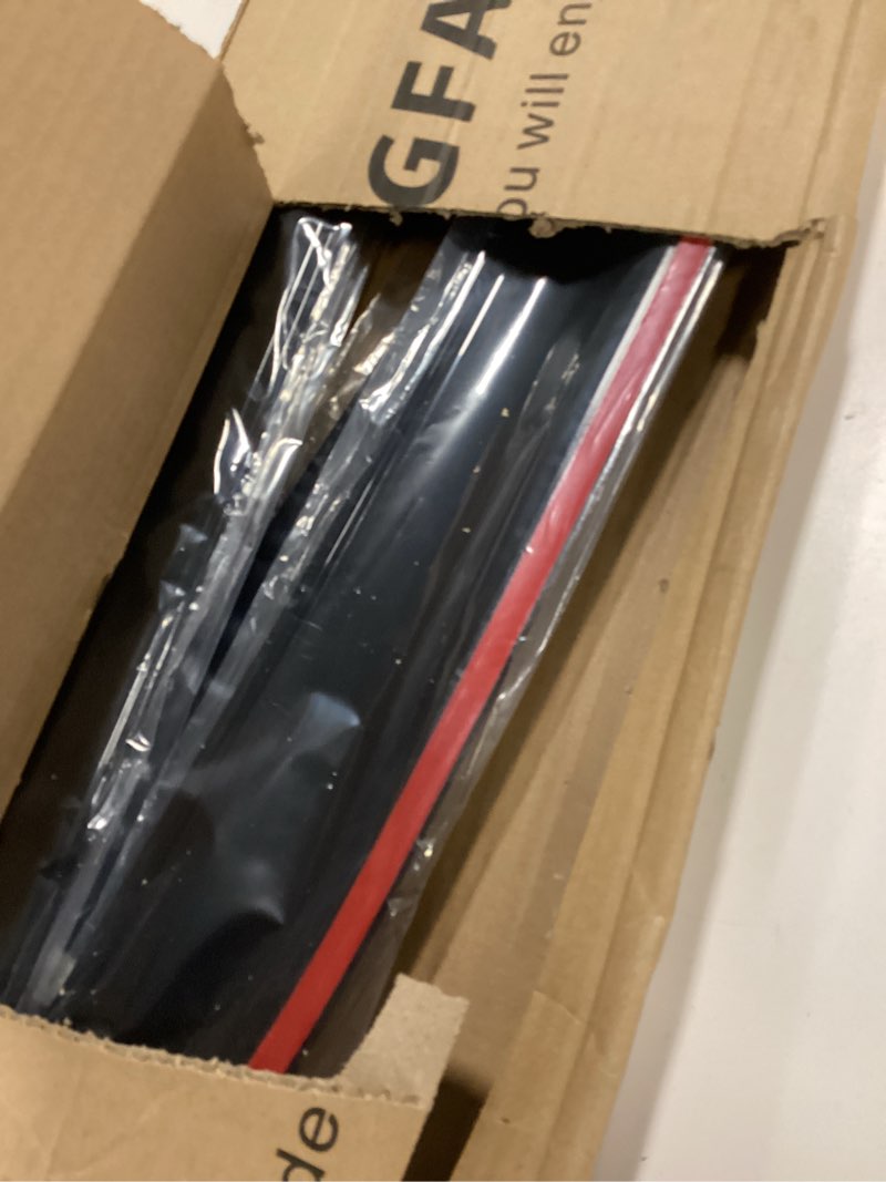 Condition photo showing As Is for Rain Guards for Jeep Wrangler JK 2007-2018, in-Channel Side Window Deflectors for Jeep Wrangler, Window Visors for Jeep Cars, for Jeep Car Accessories, 4 pcs For Wrangler 07-18 JK? in-Channe?