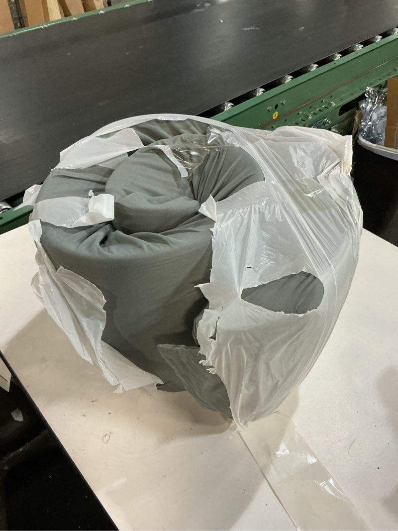 Condition photo showing Good Condition for Vekkia King Bed Wedge Pillow for Headboard Gap, 0–6" Gap Filler with Side Pockets & Washable Cover, Gray 76"x10"x6" Gray King(76''x10"x6"-Large)