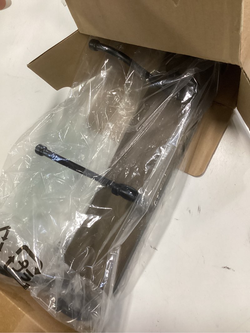 Condition photo showing Good Condition for Amazon Basics Rectangular Farmhouse Wall-Mounted Coat Rack with Storage Hooks, 5 Hooks, Barnwood Barnwood 5 Hook Single