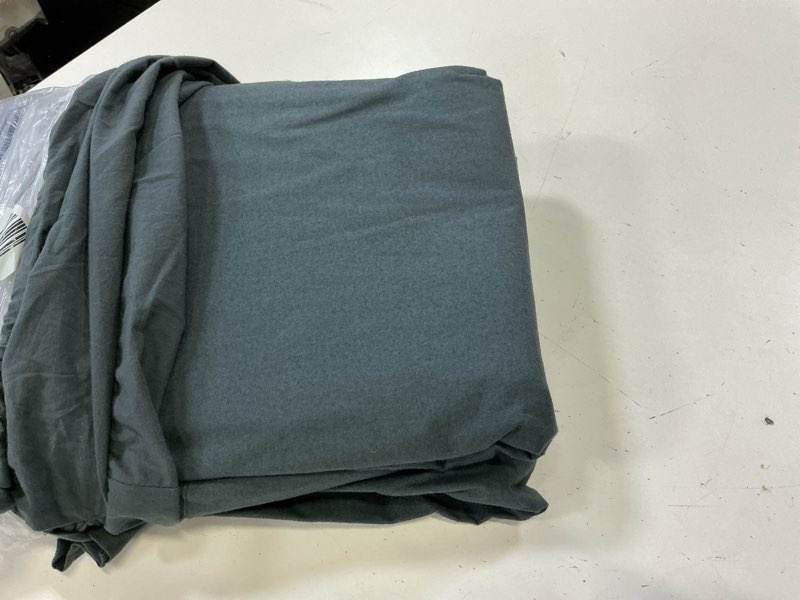 Condition photo showing New/Like New for organic brushed cotton duvet cover set, twin, nightfall