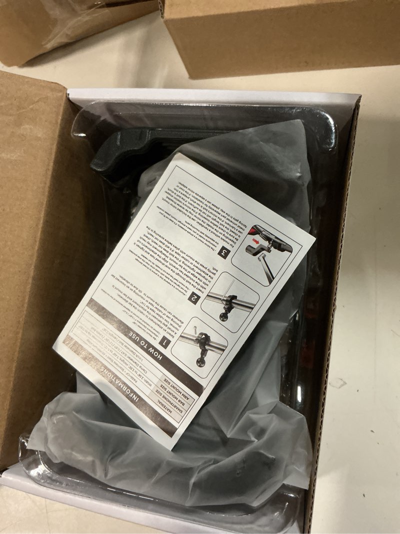 Condition photo showing Good Condition for kaedear motorcycle smartphone holder, vibration absorption, mount, air mount, side lever lock, intermediate arm, durable strength slide lock kdr-m28