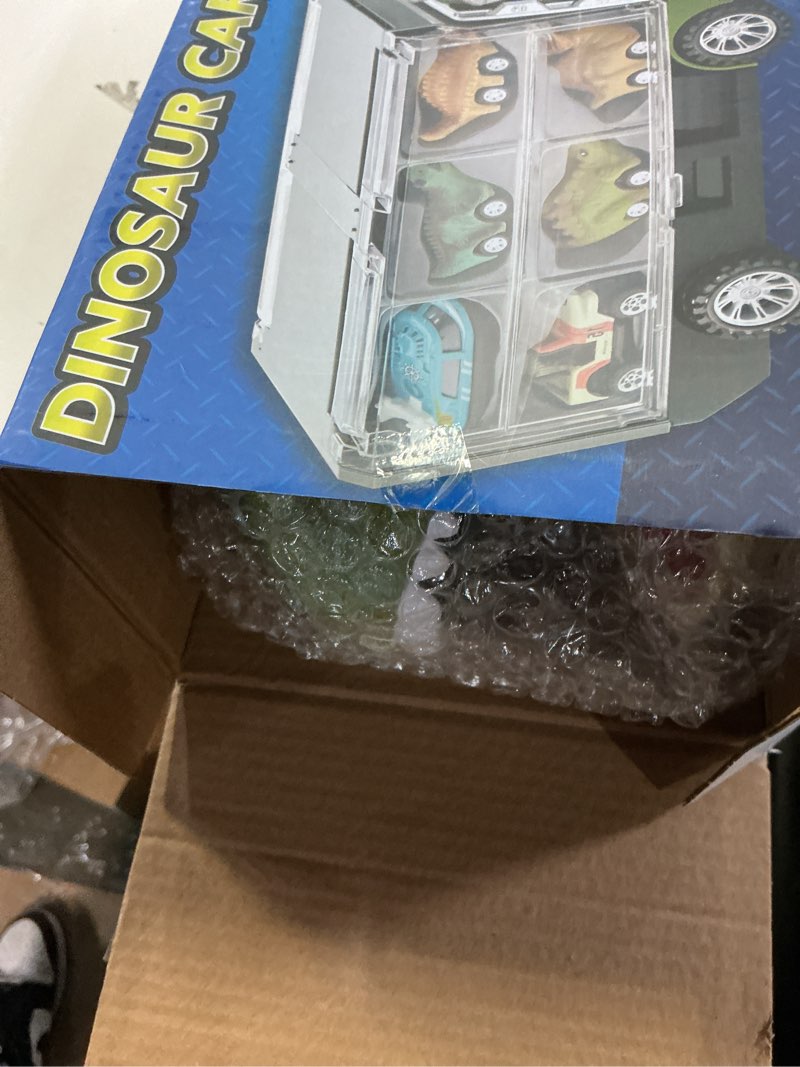 Condition photo showing New/Like New for JOYIN 13 in 1 Dinosaur Toys for Kids 3-5, Dinosaur Truck with 12 Pull Back Cars, Dinosaur Cars Set, Birthday Gifts Toys for 3 4 5+ Year Old Boy, Transport Carrier Truck for Toddlers 2-4 Years