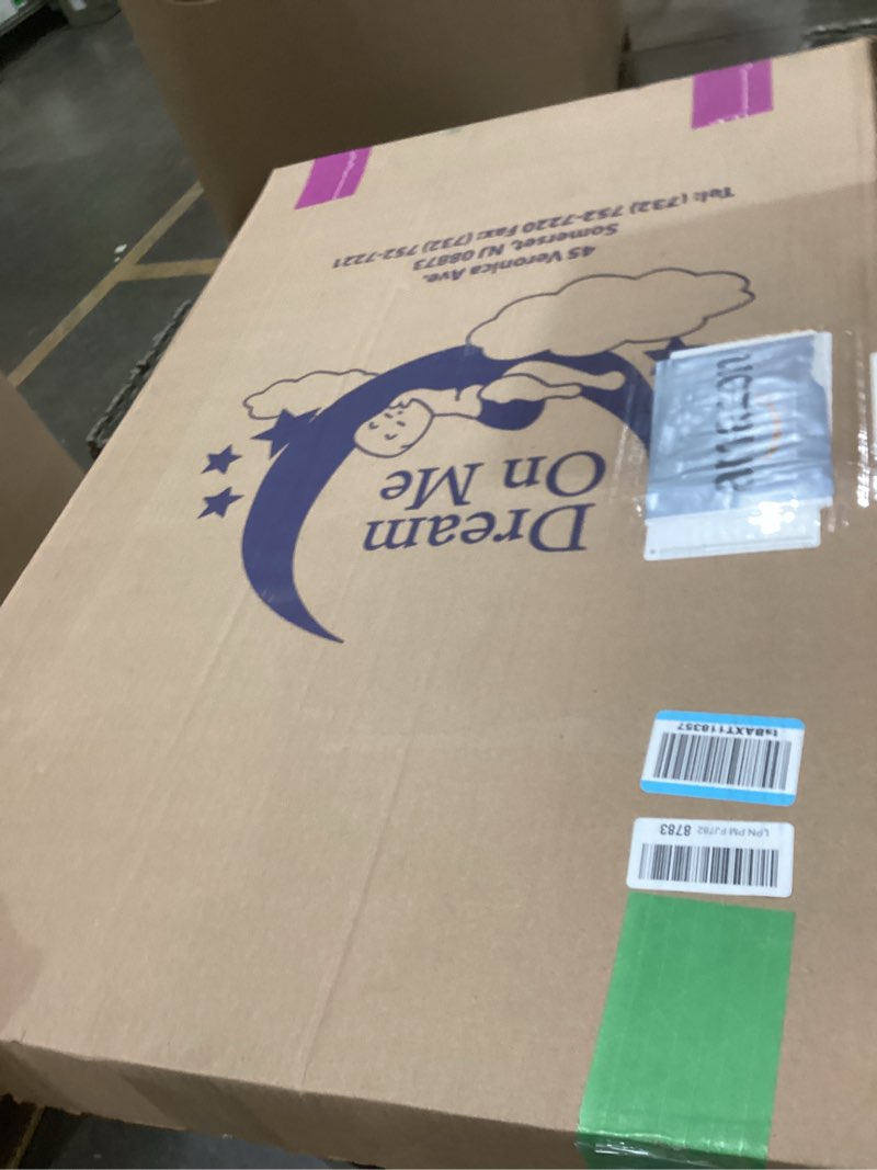 Condition photo showing Good Condition for dream on me holly 3” mini/portable crib mattress, greenguard gold & bsa certified, fits portable & mini cribs, lightweight fiber core, waterproof vinyl cover (38"x24"x3")