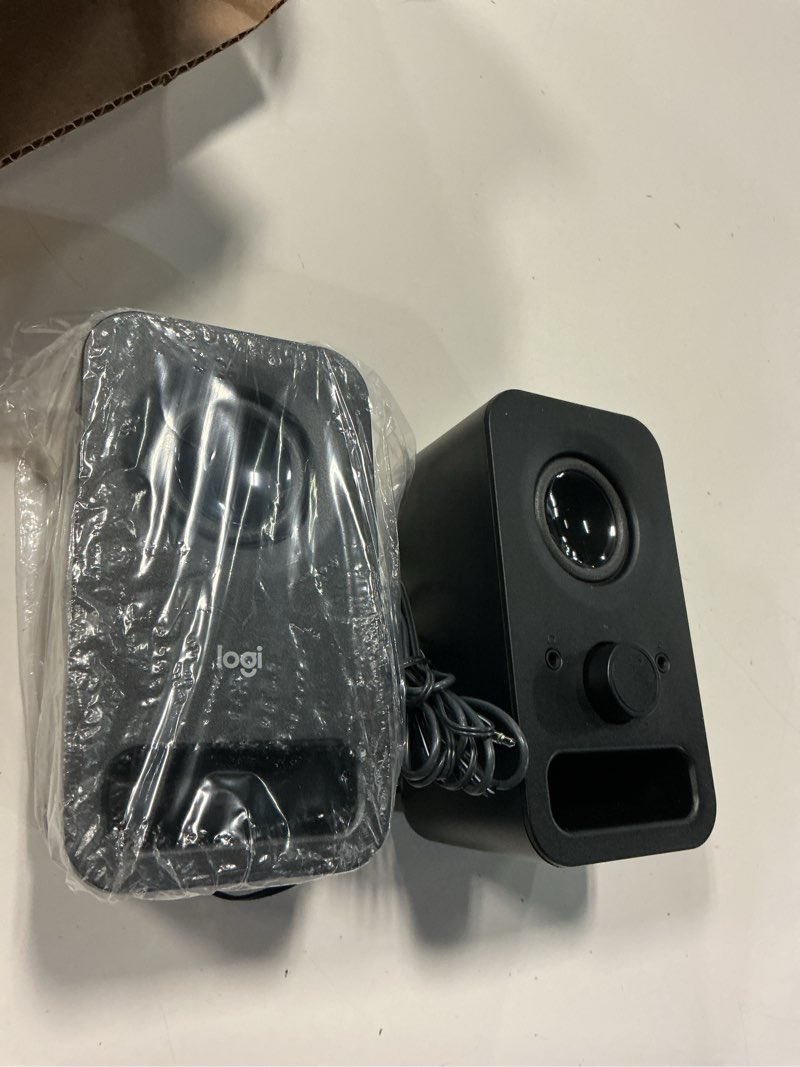 Condition photo showing Good Condition for logitech multimedia speakers z150 with stereo sound for multiple devices, black (renewed)