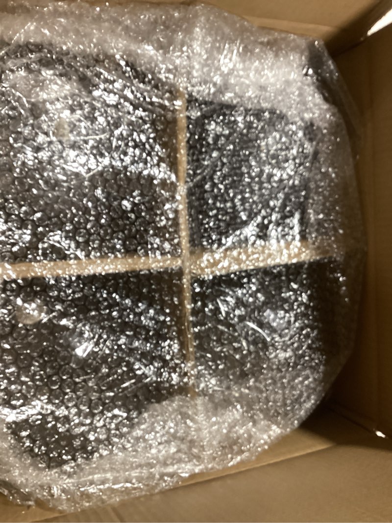 Condition photo showing New/Like New for 4 Pcs Large Christmas Ball Ornaments Giant Commercial Grade Plastic Christmas Ball Hanging Decorations 8" (200 Mm) for Outdoor Holiday Party Decorations Christmas Tree (Glitter Black)