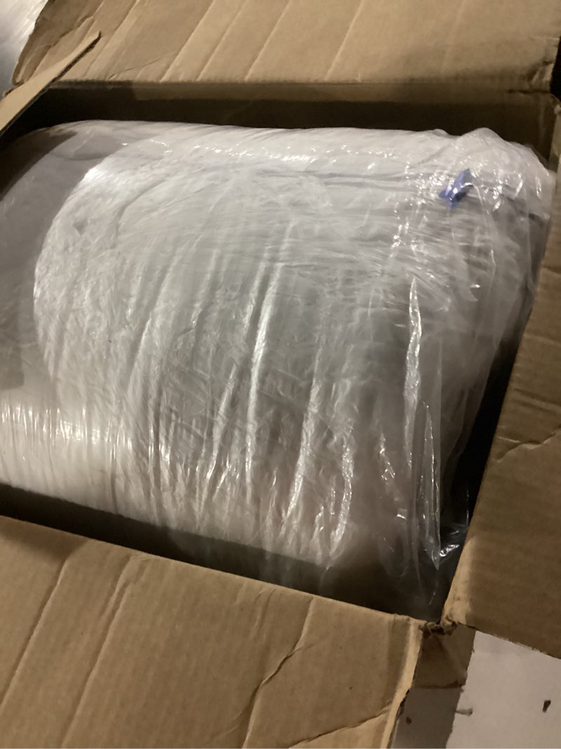 Condition photo showing Good Condition for Amazon Basics Memory Foam Mattress, Soft Plush Feel, California King, White/Grey, 84 x 72 x 12 inches (LxWxH) California King 12-inch Plush-Feel