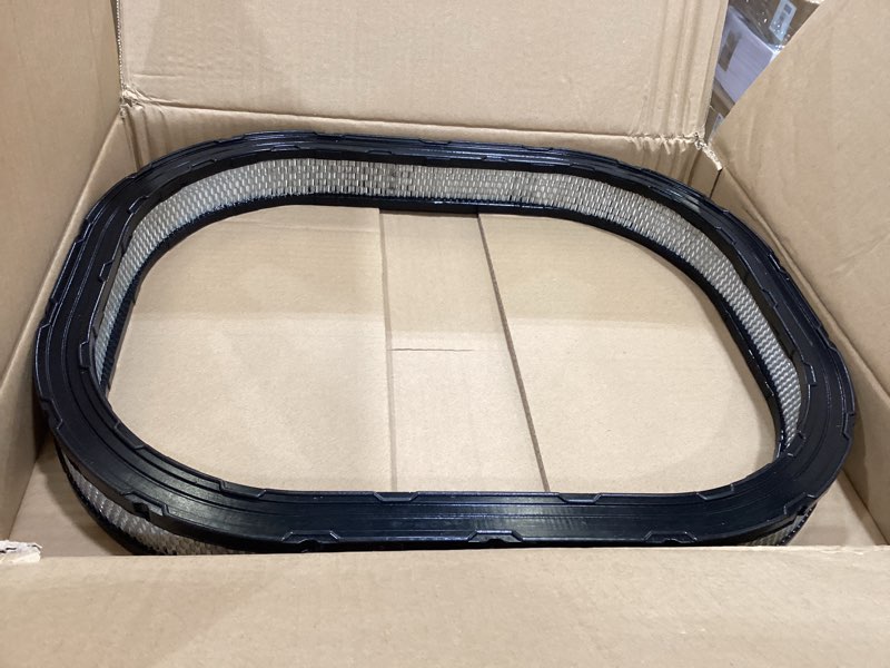 Condition photo showing As Is for DVPARTS Six Pack Oval Air Filter 2946186 CA332 Ch81 Compatible with Mopar Hemi 440 340 Plymouth Cuda RT TA AAR cars with Cold Air Systems