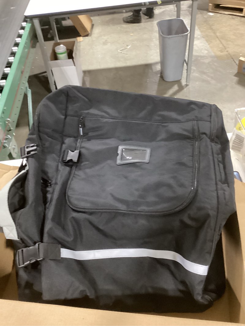 Condition photo showing Good Condition for Stroller Travel Bag with Wheels Compatible with UPPAbaby Vista, Vista V2, Cruz V2, Rolling Gate Check Stroller Storage Bag for Airplane, with Dual Handles, Luggage Tag, Reflective Strip, Black