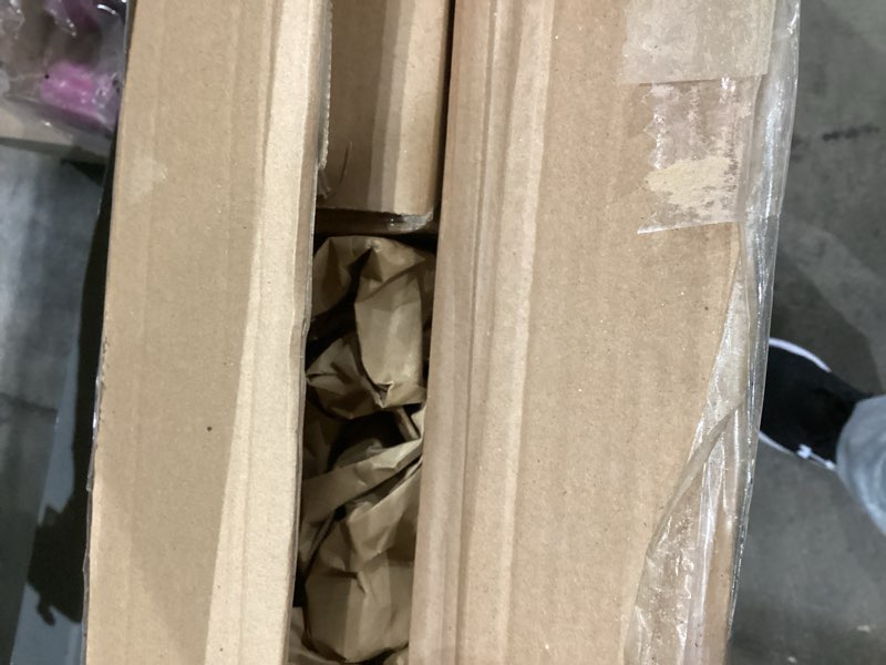 Condition photo showing As Is for Melissa & Doug Deluxe Wooden Art Easel for Kids with Dry-Erase Board, Chalkboard & Drawing Paper Roller, Folding Double-Sided Toddler Easel, Preschool Learning Toys for Girls & Boys Ages 3+ Frustration-Free Packaging Easels