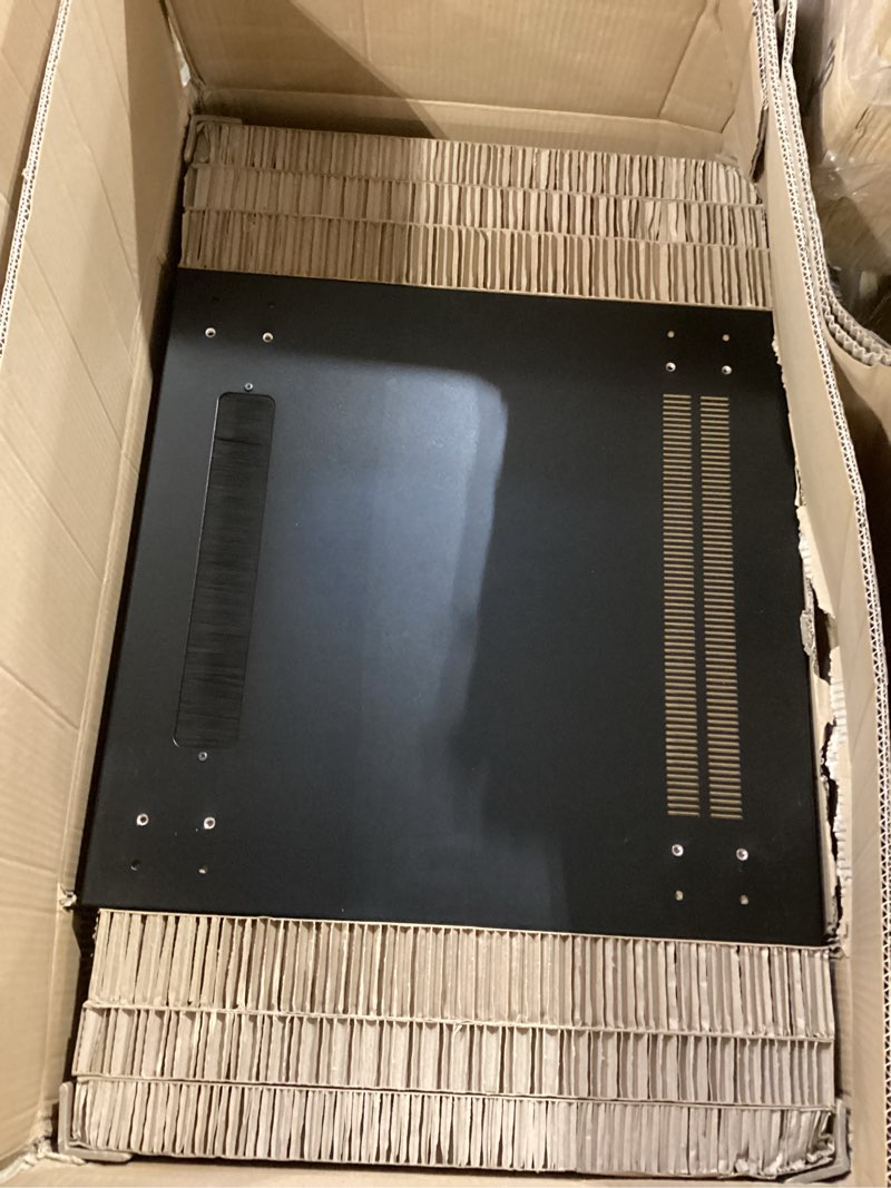 Condition photo showing Good Condition for tecmojo 18u wall mount rack,18u rack 23.6 inch depth,hold up to 176 lbs,server rack with casters,enclosed network cabinet for 19 inch network,server and av gear,mesh door(elite collection) 18u/23.6in depth/mesh door
