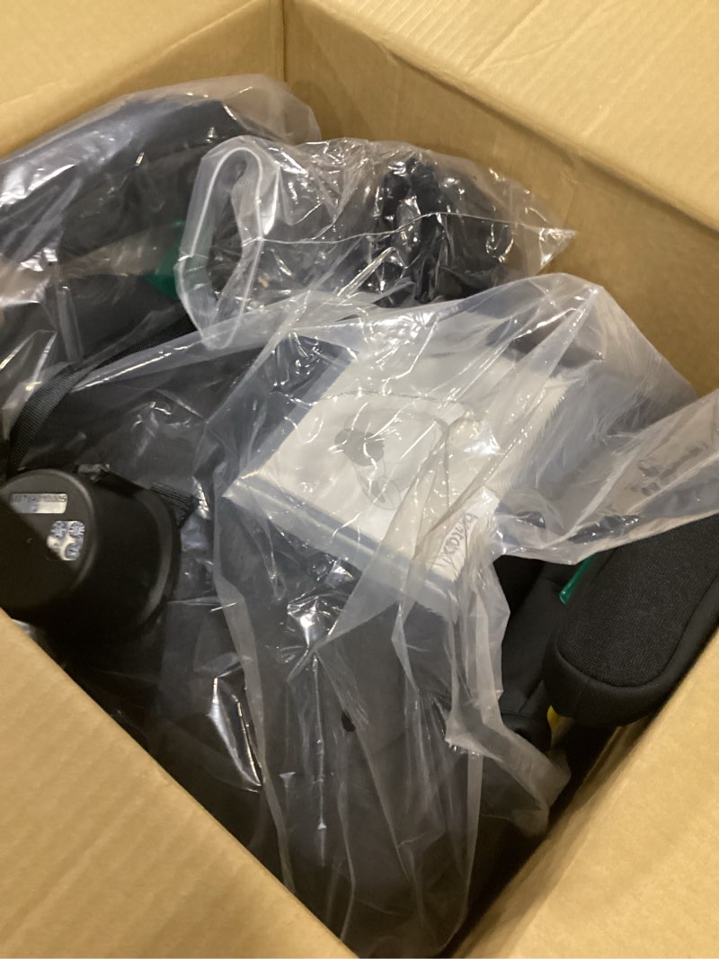 Condition photo showing Good Condition for britax upngo click backless booster car seat with rigid latch, lightweight and portable travel booster with slim design and postureplus, accommodates kids up to 120 lbs and 63” – raven black