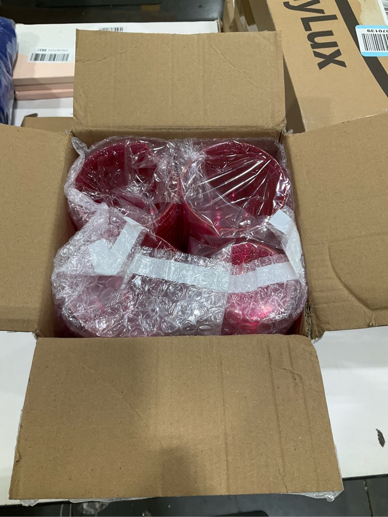 Condition photo showing Good Condition for dayammi 100 pack pink plastic cups 10oz clear pink disposable party cups for martini and cocktail,fancy disposable cup for wedding,pink party cups perfect for mother's day party wedding pink glitter