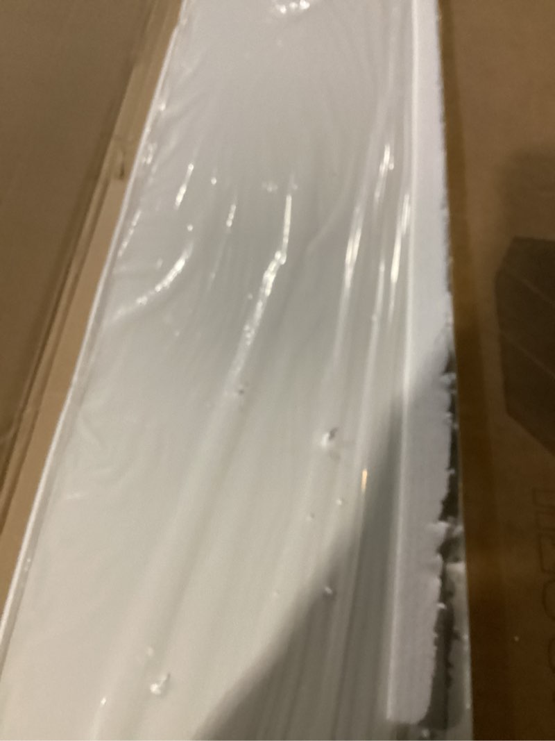 Condition photo showing New/Like New for Sunnyglade 10-Pack Drop Ceiling Tile 2ft x 4ft, Smooth White PVC Ceiling Panel 24 x 48in, 5mm thicknesses Waterproof Reusable and Fire-Rated, 80 Sq. Ft (10, White) White 10