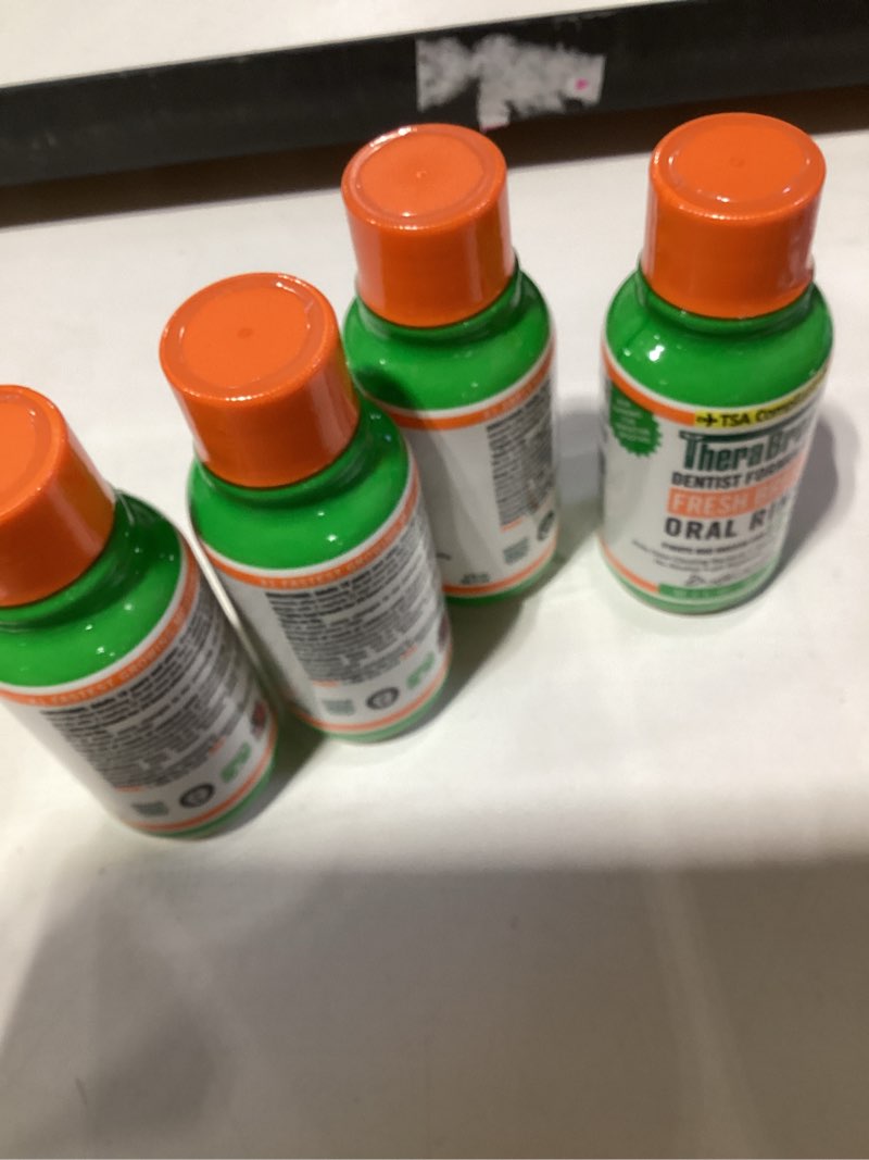 Condition photo showing Good Condition for therabreath fresh breath dentist formulated oral rinse, mild mint, 3 fl oz (pack of 6)