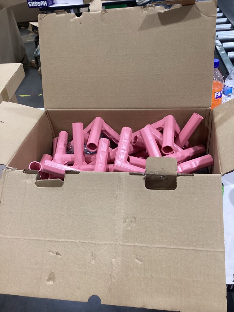 Condition photo showing New/Like New for Baby Playpen 50 x 50 Inch Play Pen Playards, Playpen for Babies and Toddlers, Baby Playard for Indoor & Outdoor Active Center Game Fence, with Skin-Friendly Fabric and Soft Breathable Mesh Pink Pink 50 × 50 Inch