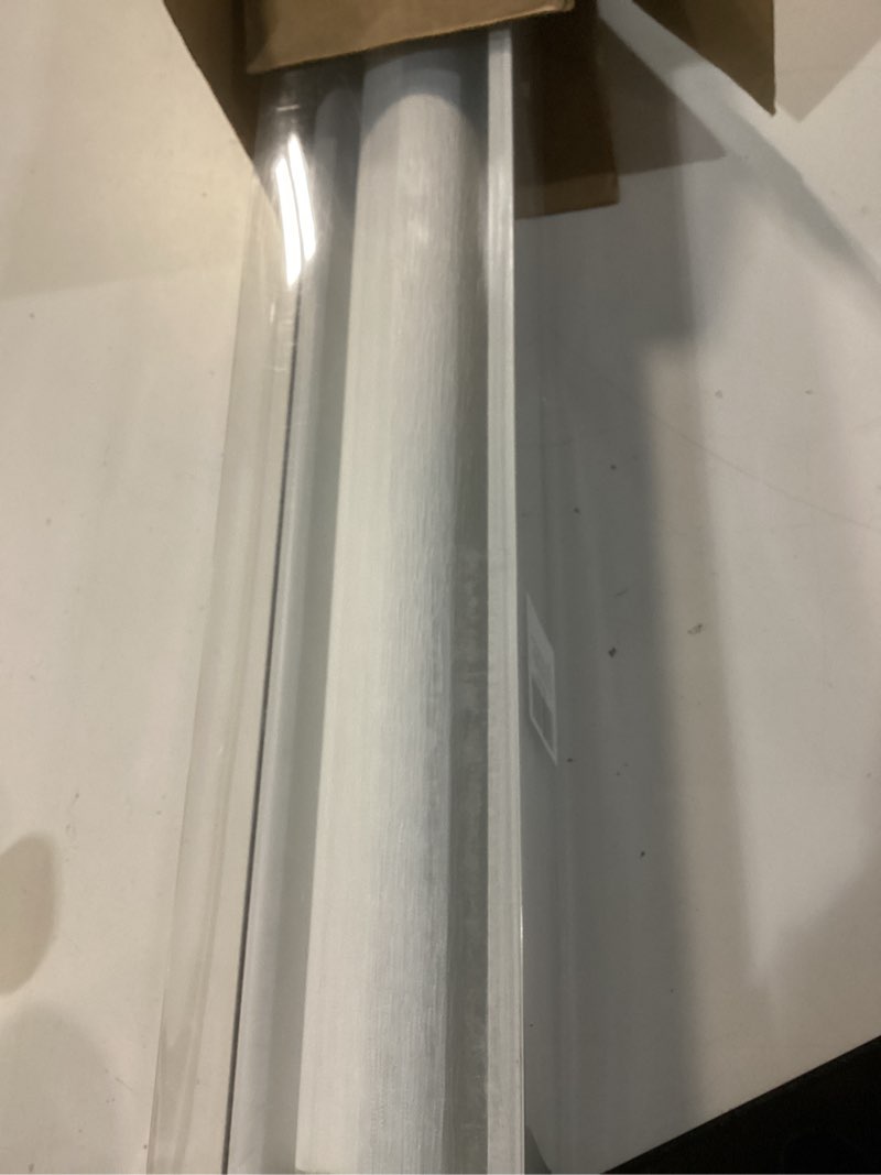 Condition photo showing Good Condition for cordless zebra blinds for windows, free-stop pull down roller window shades with valance, light filtering dual layers sheer shades for home and office, white, 44" w x 72" h a. white ( cordless ) 44"w x 72"h