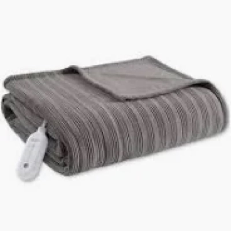 Heated Blanket Electric Twin, Heating Blanket Soft Sherpa Flannel Throw, Heat Blankets for Home & Of