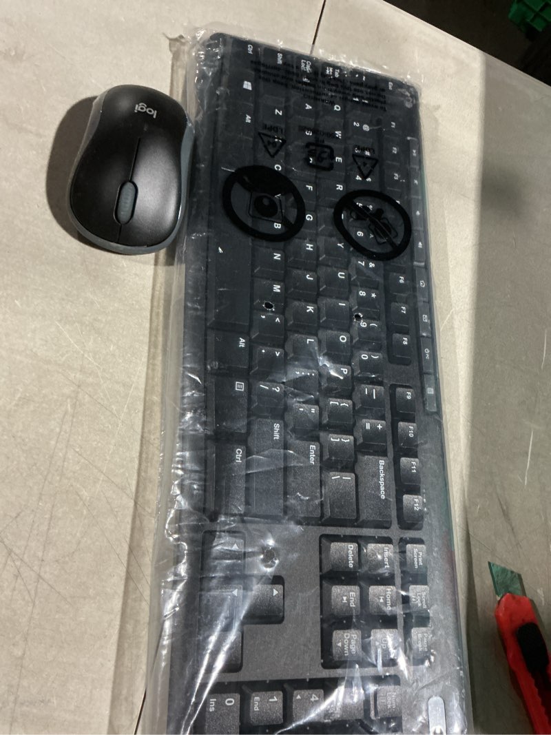 Condition photo showing Good Condition for logitech mk270 wireless keyboard and mouse combo for windows, 2.4 ghz wireless, compact mouse, 8 multimedia and shortcut keys, 2-year battery life, for pc, laptop - black