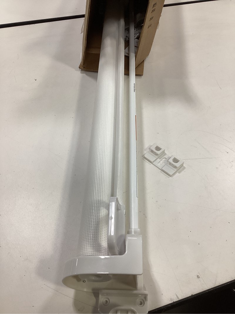 Condition photo showing As Is for Babepai Retractable Baby Gates for Stairs, Dog Gates for Doorways, Mesh Baby Gate Extends to 52" Wide 34" Tall, Pet Gate Indoor Use for Hallways, Porch, Patio, Outdoor - White B-white 34" Tall x 52" Wide