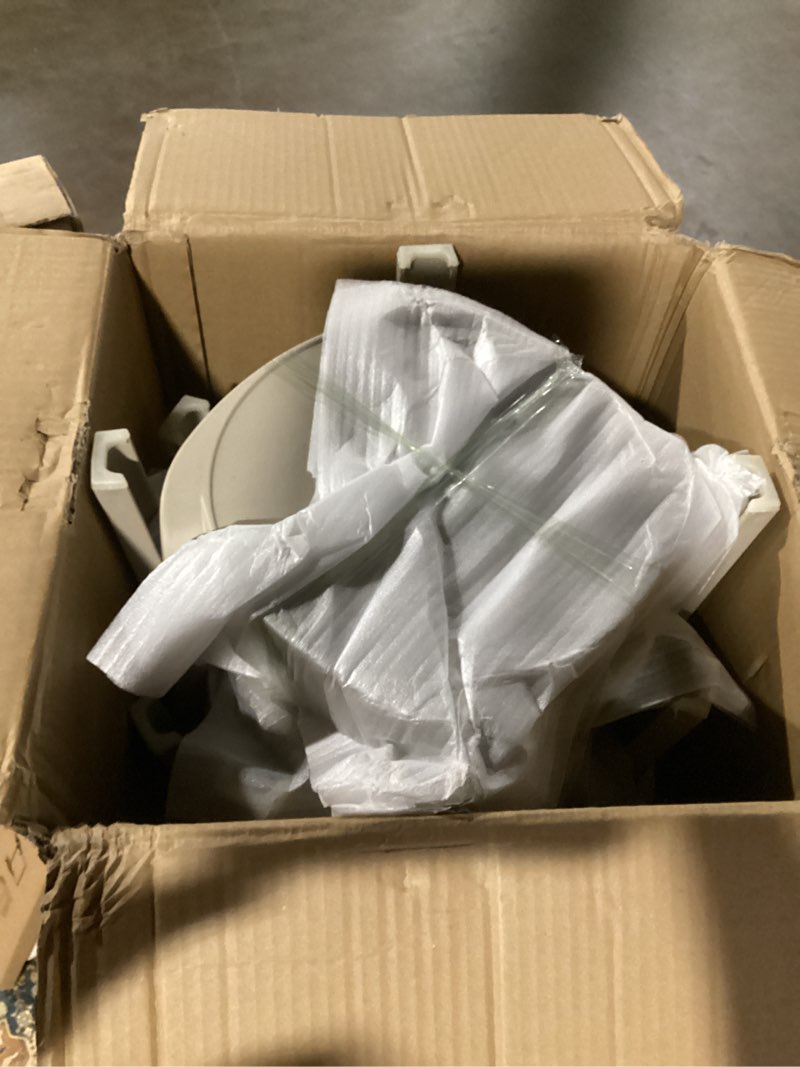 Condition photo showing Good Condition for Durable Impact?Resistant Plastic Stackable Classroom Stool — Mint Green & Beige, Lightweight Non?Slip, Space?Saving, Easy?Clean, Portable Professional Seating (Beige)