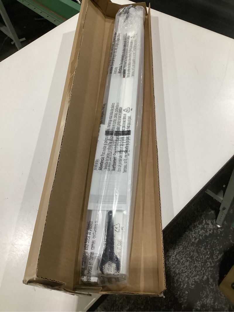 Condition photo showing Good Condition for lazblinds cordless cellular shades, no tools no drill light filtering honeycomb shades pleated blinds for windows, 32'' w x 48'' h, white light filtering-white 32'' w x 48'' h