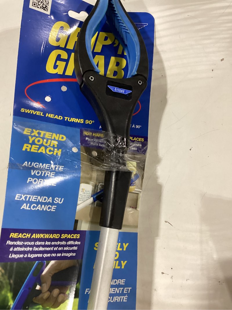 Condition photo showing As Is for ettore grip'n grab 32 in. reacher grabber tool