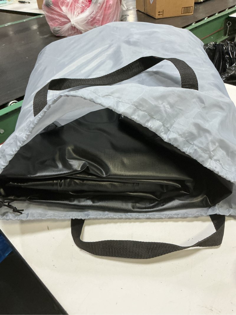 Condition photo showing As Is for ((similar ))queen air mattress with built in pump, 18\" raised comfort, multi-layer leakproof, heavy-duty support blow up mattress, 800lbs high capacity, 3 min inflation for home camping guests