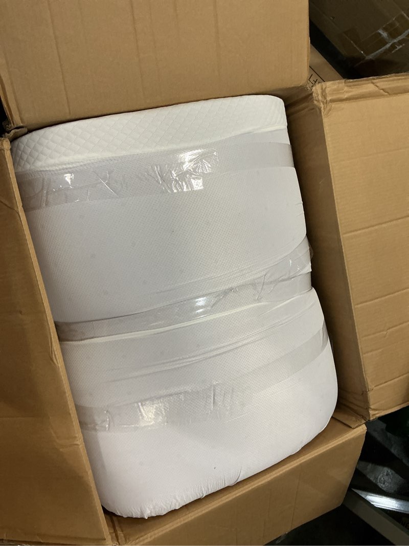 Condition photo showing Good Condition for sinweek 3 inch gel memory foam mattress topper queen size, ventilated high density pad for back pain, bed topper with removable soft cover, certipur-us certified queen 3 inch (white cover)