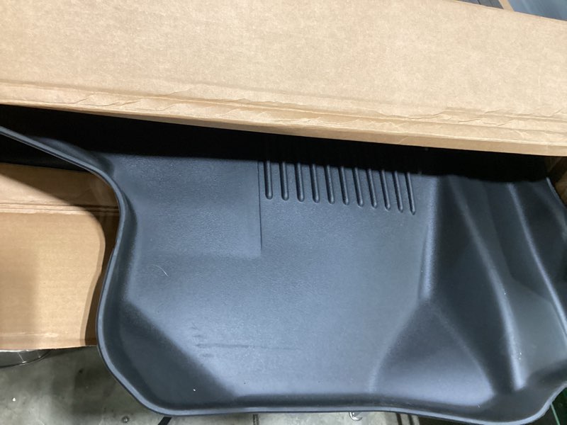 Condition photo showing As Is for husky liners weatherbeater floor mats | fits 2019-2025 mercedes-benz sprinter 2500/3500 | front row, 2-pc black - 18061 front row sprinter 2500 / 3500