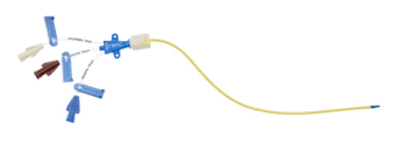 Pack of 5 three lumen cvc for use only with arrow mac two lumen central venous access 