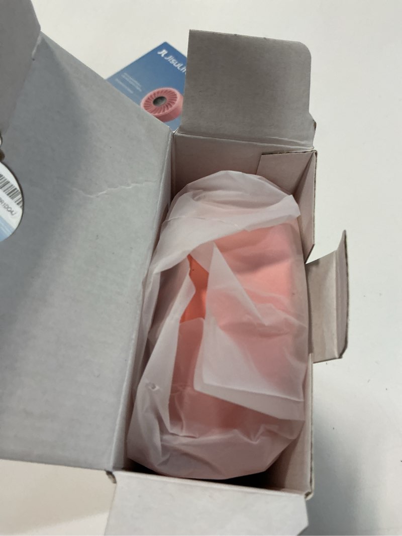 Condition photo showing New/Like New for jisulife handheld fan life7 – ultimate flexibility: high-power motor, led display, 19.5 hrs cooling, 5000mah rechargeable, 5-speed, foldable design, 3-in-1 portable fan for travel cruise beach(pink) 5000mah pink