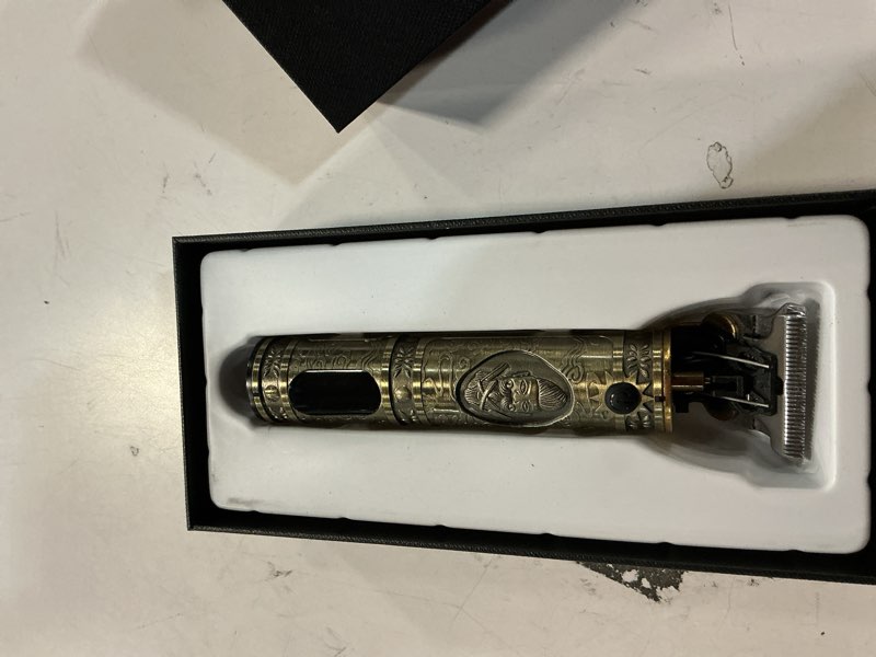 Condition photo showing Good Condition for resuxi hair clippers for men hair trimmer for barbers,professional cordless t blade trimmer, beard edger liners for men,barber shavers for hair cutting,gold knight close-cutting hair machine bronze