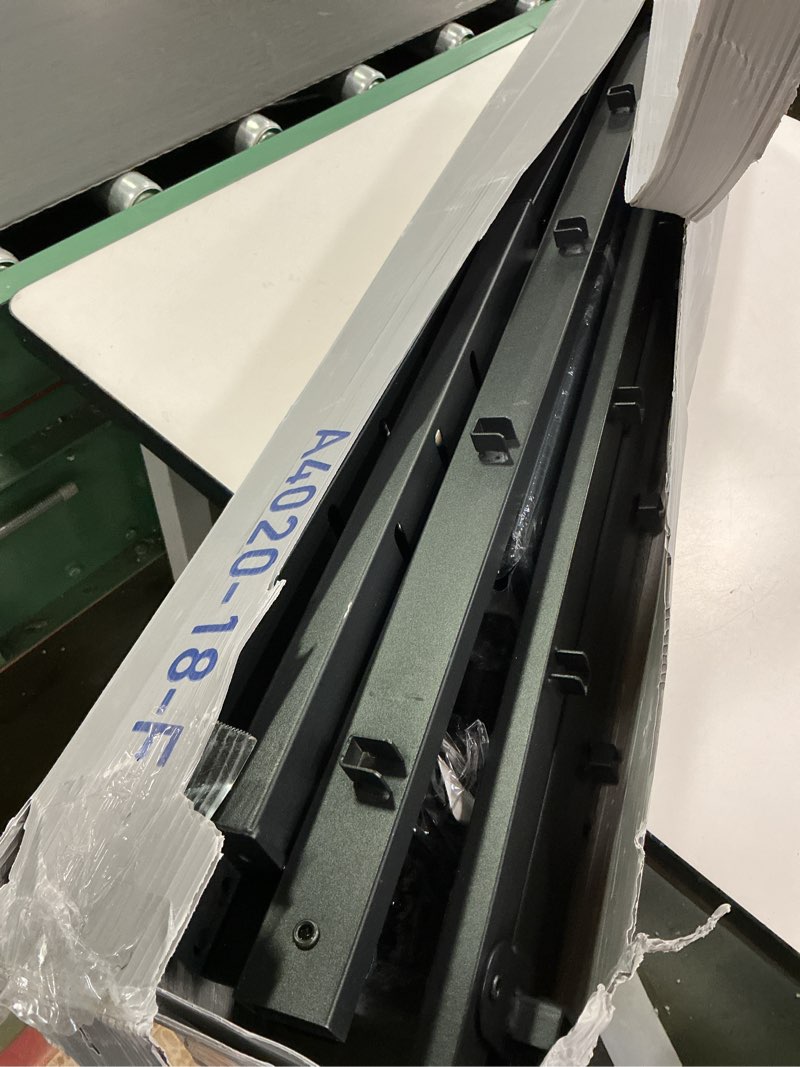 Condition photo showing As Is for Metal Bed Frame,Full Size Bed Frame with Storage Space,Heavy Duty Sturdy Mattress Foundation,Easy Assembly,No Box Spring Needed, Black,18 Inch,Full Full 18 Inch