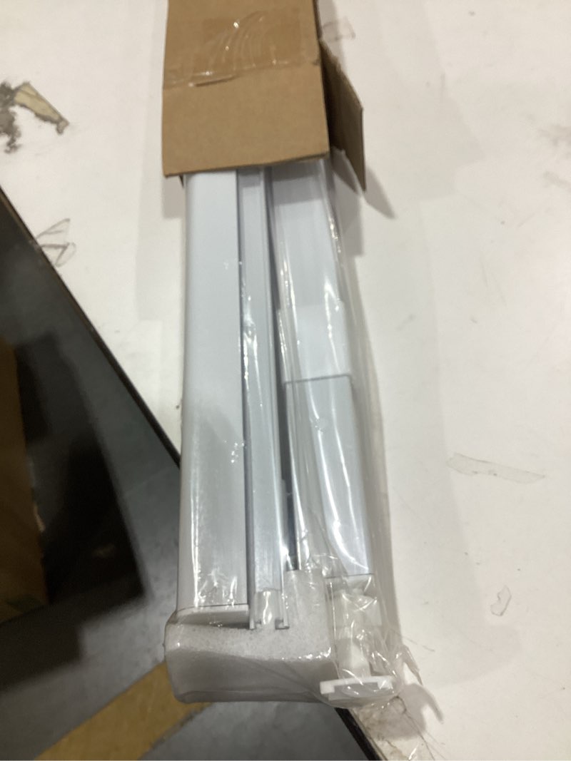 Condition photo showing New/Like New for LazBlinds Cordless Zebra Blinds for Windows - Dual Layer Light Filtering & Blackout Roller Shades, Free-Stop Lift System, No Drill Easy Install, Day & Night Privacy with Valance, 35" W X 48" H, White 35"W X 48"H White