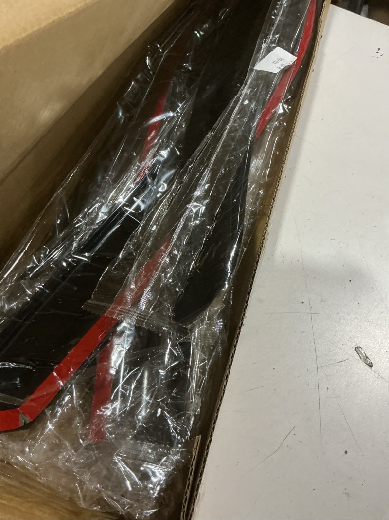 Condition photo showing As Is for window visors rain guards shield for 2008-2017 honda accord, out-channel window vent wind deflectors visors shades for 08-17 accord 4door sedan