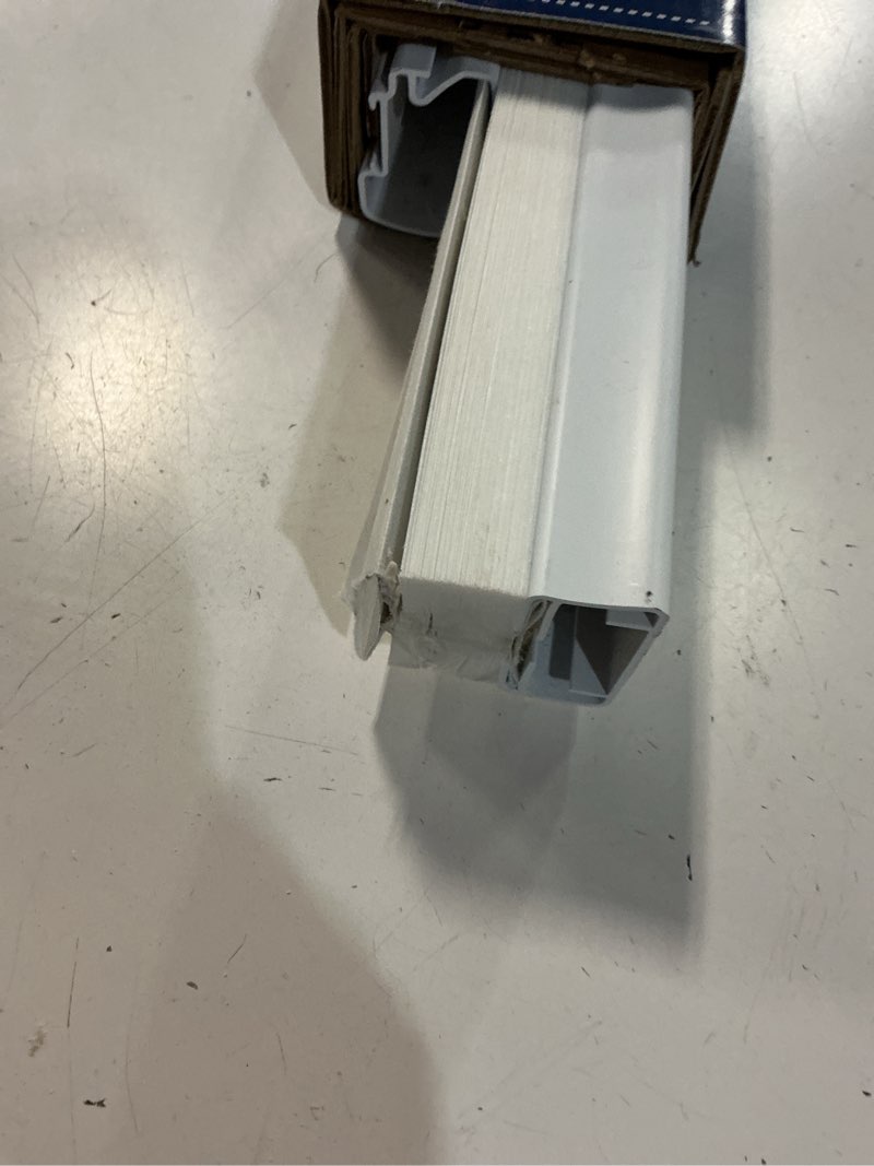 Condition photo showing As Is for levolor 24-in x 72-in snow light filtering cordless cellular shade