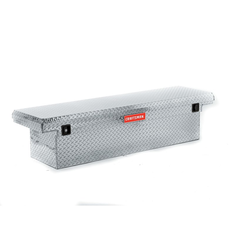 craftsman 10.2 in silver aluminum crossover truck box
