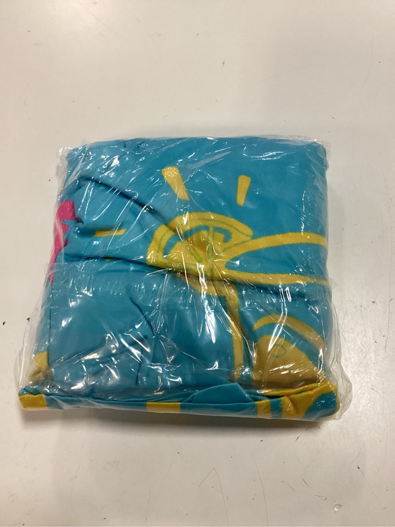 Condition photo showing New/Like New for oudain lemonade stand supplies tablecloth stretch spandex table cover lemonade vendor tablecloth for standard folding tables summer gathering beach picnic lemon birthday party decor(blue,6ft) blue 6ft