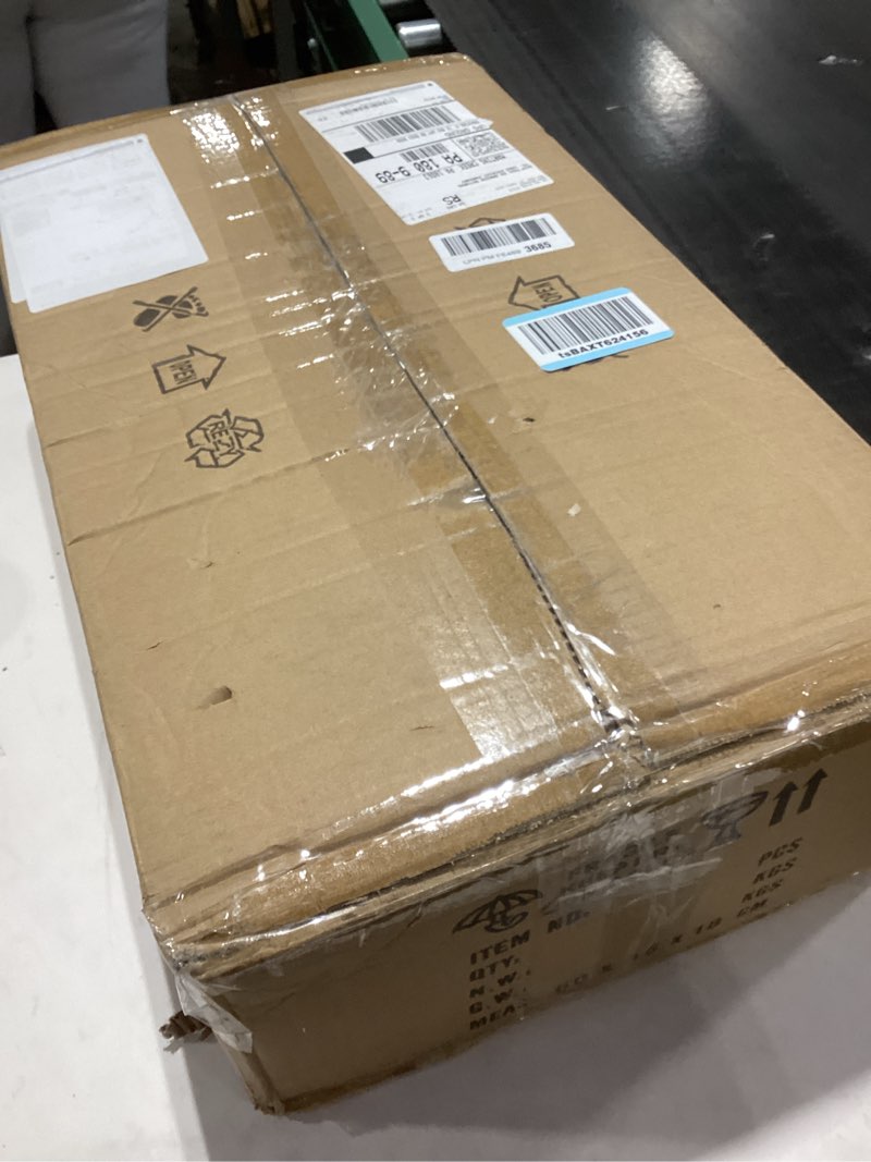 Condition photo showing Good Condition for KCO Lighting Brushed Gold Sputnik Flush Mount Ceiling Light Mid Century Modern Overhead Ceiling Light 6-Lights Milk Glass Globe Semi Flush Mount Ceiling Light Fixture Gold-6 Light