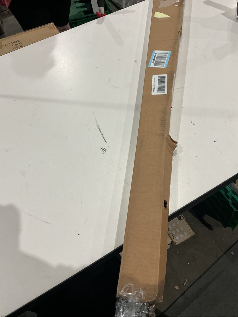 Condition photo showing New/Like New for ivilon drapery window curtain rod - end cap style design 1 inch pole. 72 to 144 inch color black 72 to 144 in.