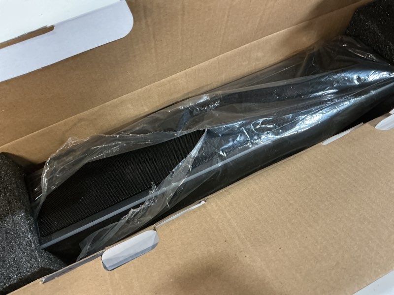 Condition photo showing Good Condition for Redragon GS560 RGB Desktop Soundbar, 2.0 Channel Computer Speaker with Dynamic Lighting Bar Audio-Light Sync/Display, Touch-Control Backlit with Volume Knob, USB Powered w/ 3.5mm Cable, Black