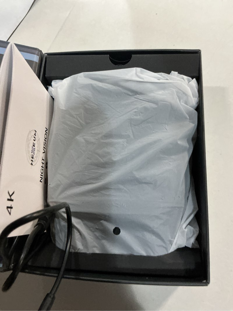 Condition photo showing New/Like New for night vision goggles for adults, 3" hd screen, 5000mah rechargeable night vision binoculars with 32gb card & 4k video recording for wildlife, hunting, security black