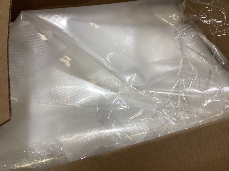 Condition photo showing As Is for o2frepak 100 count big size 14"x20" 8mil vacuum sealer bags with bpa free and puncture prevention,vacuum seal freezer bags,great for sous vide vaccume sealer precut bags 4mil 14"x20"large size(100count)