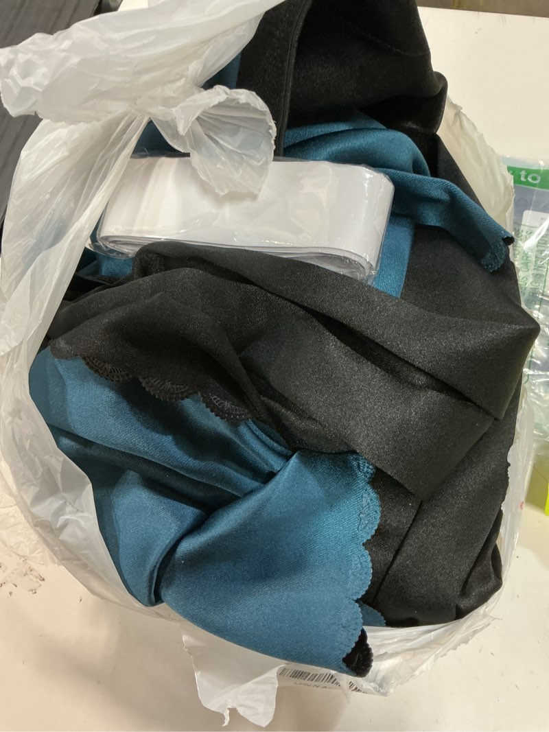 Condition photo showing Good Condition for ajazz self adhesive curtains 100% blackout shades window cover sticky curtain portable easy open blackout curtains for bedroom living room no drilling (black, 59" w x 96" l) 1 panel 59"w x 96"l (pack of 1) black