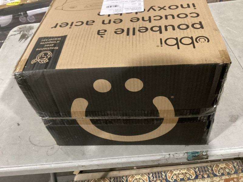 ubbi stainless steel diaper pail, odor locking, no special bag required, award-winning, registry mus