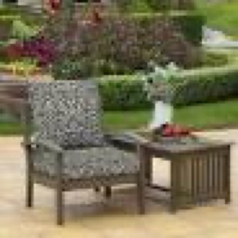 arden outdoor deep seat cushion set, 4-pack, 22 in x 24 in, weather-proof, rain-proof, fade resistant patio cushion for chair, sofa, and couch black aurora damask
