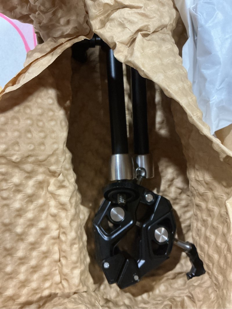 Condition photo showing As Is for SMALLRIG Magic Arm Clamp Kit, Camera Mount Articulating Friction Arm w Super Clamp, w 1/4"-20 Screw and Thread Hole, for Camera, Light, Monitor, Webcam or Action Camera 1.5kg, for Table, Tube