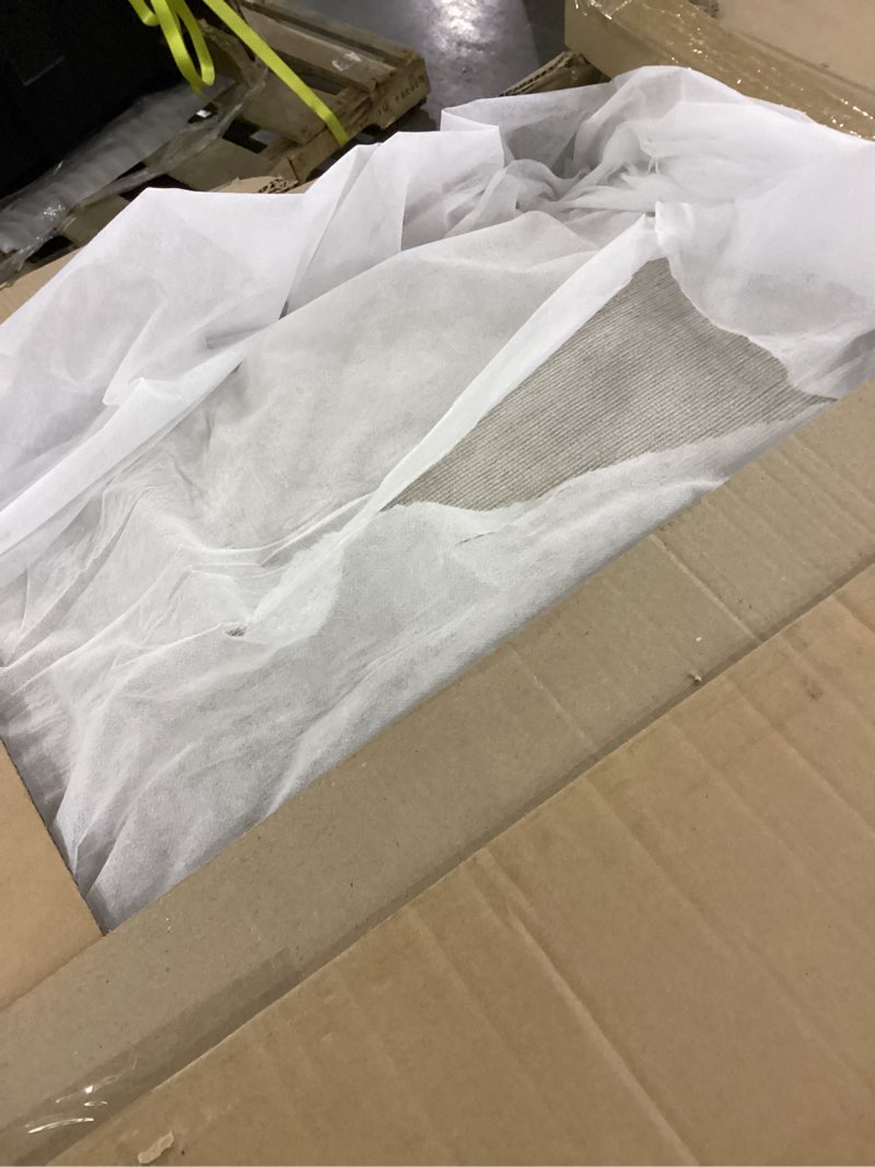 Condition photo showing Good Condition for Serta Glendale 90.2" Queen Size Wall-Hugging Convertible Sofa, Dreamcoil Comfort, Chenille Fabric, Cream